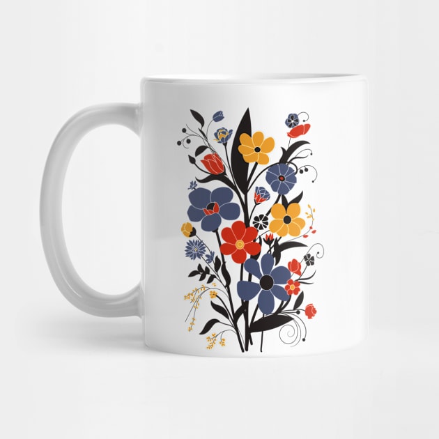 Art Deco Flowers by CreativeSage
